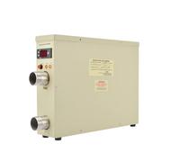 YXZKJZJ Chauffe-Eau électrique for Piscine avec Affichage numérique, Pompe à Chaleur Portable Haute efficacité de 5,5 KW for baignoires et spas Chauffage Efficace(18kw)