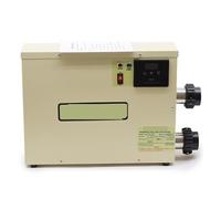 YXZKJZJ Chauffe-Eau électrique Hors Sol 18 KW, Thermostat 220 V/380 V, for Piscine Chauffage Efficace(9KW 220)