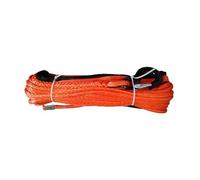 YXZKJZJ Corde de treuil synthétique 10 mm x 30 m avec Crochet, kit de Sangles de remorquage Tout-Terrain Robustes Forte capacité(Orange)