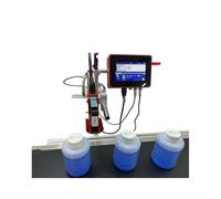 YXZKJZJ Imprimante à Jet d'encre en Ligne Automatique 12.7mm, Machine d'impression de Codage, Impression de Date d'expiration for Texte/Date Grande Compacité