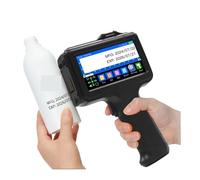 YXZKJZJ Imprimante à Jet d'encre Portable E19 12,7 mm, Texte Non crypté, Code-Barres QR, numéro de lot, Logo, Date, étiquette Séchage Rapide pour l'étiquetage et Le Codage(with 1 Ink)