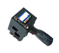 YXZKJZJ Imprimante à Jet d'encre Thermique portative, 50mm, Code-Barres QR, numéro de lot, Logo, Date d'expiration Séchage Rapide pour l'étiquetage et Le Codage(with 2 Ink)