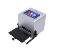 YXZKJZJ Imprimante de Bureau 12.7mm/25.4mm, Code-Barres QR, numéro de lot, Image, Date d'expiration du Logo, imprimante à Jet d'encre Grande Compacité(25.4mm-7inch Screen)