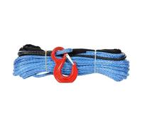 YXZKJZJ Kit de câble de treuil synthétique Robuste avec Crochet for Voiture, 10 mm x 30 m, for VTT, UTV Forte capacité(Blue)