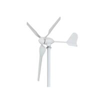 YXZKJZJ Kit générateur d'éolienne 3000W, Turbine Horizontale avec 3 pales 12V/24V/48V à Faible Bruit pour la Maison, la Ferme, l'éclairage Public et Le(MPPT Hybrid Control,24V)