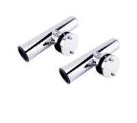 YXZKJZJ Lot de 2 Supports de Canne à pêche en Acier Inoxydable 316 for Rail de 25 à 51 mm Accessoires de quincaillerie de terrasse(7752)