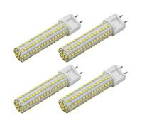 YXZKJZJ Lot de 4 ampoules LED G12 15 W équivalentes à 150 W, éclairage de remplacement à 360 degrés, éclairage de maïs pour intérieur et extérieur(Natural White 4000K)
