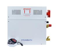 YXZKJZJ Machine à Vapeur de Bain de Sauna de générateur de Vapeur 3KW/4.5KW Machine de Spa de générateur de Sauna avec Le contrôleur numérique Chauffage Rapide à Haute efficacité(4.5KW380)