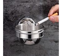 YXZN Cendrier Mural Exterieur Acier Inoxydable Cendrier De Sécurité pour La Restauration La Maison Cendrier Coupe-Vent Et Cendrier À Support