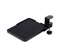 YXZN sous-Bureau Clavier Plateau Clavier Tiroirs Plateformes avec Souris, Support pour Ordinateur Réglable Pince pour Plateau Clip De Bureau sur Toboggan Extension