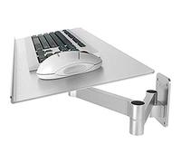 YXZN Support Plateau Clavier Clavier Plateau, Ajustable Mural Souris Support De Clavier, Espace D'économie Télescopique Industriel Mural Support De Clavier