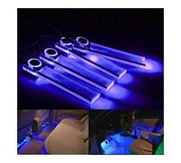 YXZQ Ampoule à LED Car la lumière ambiante au Sol Automatique Intérieur éclairage LED Atmosphère Lampe décorative DC12V Voiture Accessoires 4 pièces Remplacement de la Lampe