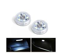 YXZQ Ampoule à LED Mini Tactile LED Voiture éclairage d'ambiance Automatique Lampe décorative Car Styling Lampe de Stockage Produits Vehicules Accessoires DC3V 2pcs Remplacement de la Lampe
