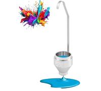 YXZQLOZ Gobelet de viscosité en acier inoxydable - Testeur d'immersion de débit de 100 ml avec buse de 4 mm pour une mesure précise de la viscosité des encres, revêtements et peintures