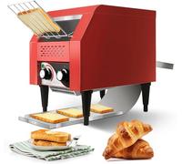 YXZQLOZ Grille-Pain Commercial en Acier Inoxydable, Grille-Pain à convoyeur Robuste Four de Table Multifonctionnel pour gaufres, Hamburgers, toasts