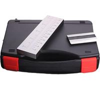 YXZQLOZ Jauge de finesse en acier inoxydable à rainure unique, jauge de finesse de type grattoir en acier inoxydable, pour les industries telles que le plastique, l'encre, la fabrication du papier, la