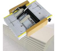 YXZQLOZ La machine à brochures électrique relie et plie automatiquement les brochures, manuels, invitations et autres articles similaires, pour les écoles, les maisons, les églises et autres lieux