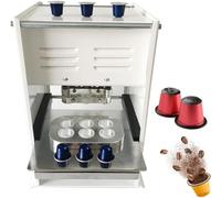 YXZQLOZ Machine à sceller manuelle pour capsules de café, cafés et brassage à domicile, dispositif de fermeture facile à utiliser (6 trous, 37 mm)