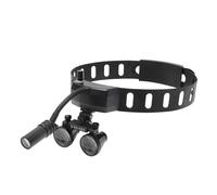 YXZYFPP Loupe Dentaire, illuminateur Chirurgical de Phare Dentaire, Chirurgie binoculaire ultralégère, loupes binoculaires médicales, équipement de Laboratoire grossissant à Montage sur tête (2.5X)