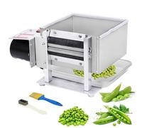 YXZYFPP Machine à décortiquer Les Pois Commerciale, éplucheuse de Haricots entièrement Automatique, Distance des Rouleaux réglable, efficacité de décorticage 20-50 kg/h, Outil électrique (120r/min)