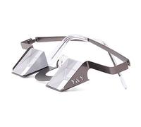 YY VERTICAL, Lunettes d'assurage Classic (Gris), vue confortable, prismes zéro défaut, monture Aluminium, les lunettes d'escalade incontournables pour les grimpeurs