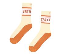 YY Vertical - Rock Socks (FR/ES, Alpha/lettres, L, Taille normale, Taille normale, Old school - Orange)
