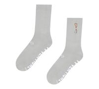 YY Vertical - Rock Socks (FR/ES, Alpha/lettres, M, Taille normale, Taille normale, Quickdraw - Gris)