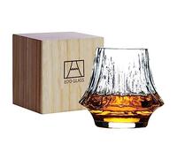 YY Volcano Verre à boire en cristal fait à la main pour whisky, bourbon, verres à cocktail avec coffret cadeau