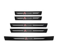 YYALI 5 Pièces Protection Seuil de Porte de Voiture pour Citroen C4 II Picasso 2016-2018, FVoiture Plaques Seuil Porte Bande Décorative Anti-Usure,B