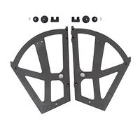 YYALYYON Accueil en Plastique Creux Deux Couches Armoire à Chaussures étagère Support étagères charnières Accessoire (Noir)