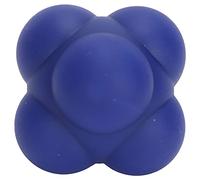 YYALYYON Ballon d'entraînement de réaction, Silicone haute densité, conception à six hémisphères pour un rebond amélioré, coordination œil-main, amélioration des réflexes pour le (bleu cobalt)