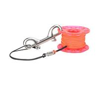 YYALYYON Bobine de Doigt de plongée sous-Marine en Plastique Durable, 30m, 4 Couleurs, Accessoire de plongée sous-Marine (Roue Rouge)