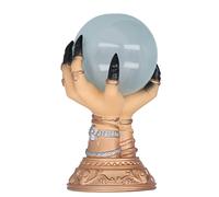 YYALYYON Boule de cristal lumineuse main de sorcière, sphère de cristal électrostatique scintillante pour décoration d'halloween