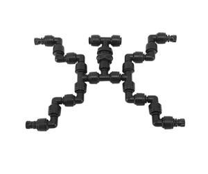 YYALYYON Buse de système de brumisation pour Terrarium Reptarium, pour Exo Terra Zoo Med, brumisateur réglable à 360 degrés, Effet de pulvérisation Uniforme, humidificateur