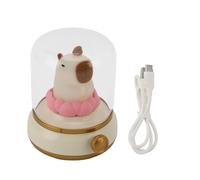 YYALYYON Capybara veilleuse innovante et mignonne, lampe de table rechargeable par USB, lampe de chevet pour chambre à coucher, salle de lecture, éclairage doux et chaud