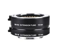 YYALYYON Ensemble de Tubes d'extension Macro 10 mm 16 mm pour, Contacts électroniques automatiques, Construction métallique de Haute précision, Accessoire de Photographie en Gros (DG-1N)
