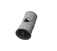 YYALYYON Jouet Tunnel pour Chat en Daim, Tunnel Coucou Pliable avec Boule Auto-divertissante, Fil d'acier intégré, Doux et délicat, Meilleures Ventes, café pour Chat, Famille avec Chats (S)