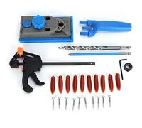 YYALYYON Kit de gabarit de Trou de Poche, perçage de Trous Droits et obliques, Outil de Travail du Bois Professionnel pour des Joints précis, avec réglage de la Profondeur et