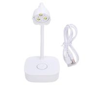 YYALYYON Lampe à ongles col de cygne séchage rapide 3 pièces puces LED longue Endurance USB sèche-ongles pour vernis Gel