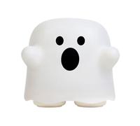 YYALYYON Mini lampe de chevet fantôme mignonne, veilleuse à gradation continue, Rechargeable par USB, décoration de Table pour enfants, pour chambre d'enfant, dortoir (Bouche ouverte)