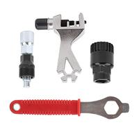 YYALYYON Outil de réparation de vélo, clé de coupe de chaîne, retrait du manchon de support inférieur, outil d'extraction de crochet de queue (Arbre central noir)