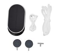 YYALYYON Pompe à oxygène solaire pour aquarium, bassin, 3 vitesses, portable, économie d'énergie, haute performance, durable