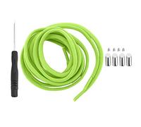 YYALYYON pour lacets élastiques sans laçage, pointes en métal de qualité supérieure, matériau confortable et résistant à l'usure, multiples options de couleur pour tous les types de chaussures, Jaune