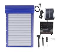 YYALYYON pour ouvre-Porte Automatique de poulailler, tôle de Fer et Cadre en Plastique, léger et Durable, 2 Modes avec Affichage LED, Facile à Programmer pour la sécurité des