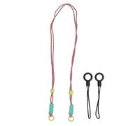 YYALYYON Sangle d'appareil Photo en Polyester pour appareils Photo instantanés numériques universels et étuis de téléphone, Accessoire de Mode Multifonctionnel, Durable et réglable (Bleu Rose Clair)