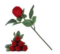 YYALYYON Support de boîte à bagues en forme de rose pour propositions, étui de protection rigide avec doublure douce, rangement de bijoux élégant pour boucles d'oreilles ou bagues