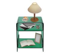 YyanLAK Table de chevet multifonction à suspendre - 40 x 30 x 50 cm - En acrylique - Pour une utilisation comme table basse, table pivotante, table d'appoint - Vert