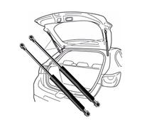 YYASWED 2 Pcs Ressorts à gaz de Coffre de Voiture, pour Renault Super 5 Hatchback(B/C40) [1984-1996](OEM.7700756056)-70cm,amortisseurs de hayon,Verin Hydraulique,Ressorts à gaz
