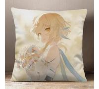 YYATT Figurine Anime Jouet pour Genshin Impact Lumine 40cmx40cm, Pendentif Sac à Dos de Dessin Animé, Anime Plüsch Kissen pour Décorer chez Les Fans Joueurs,2