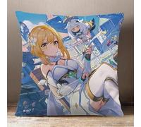 YYATT Figurine Anime Jouet pour Genshin Impact Lumine 45x45cm, Pendentif Sac à Dos de Dessin Animé, Anime Plüsch Kissen pour Décorer chez Les Fans Joueurs,12
